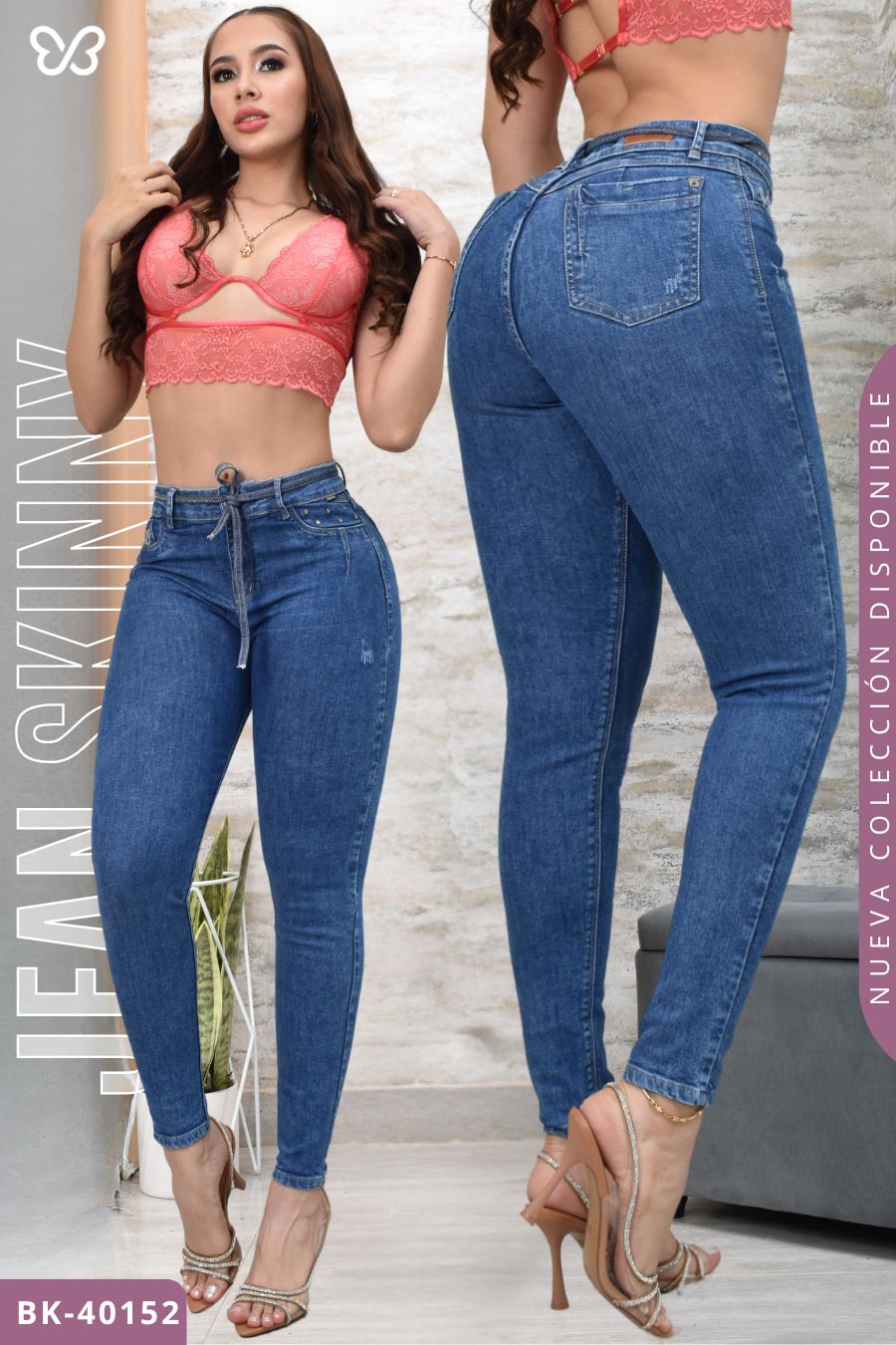 JEANS SKINNY BIKLEY REF. BK-40152