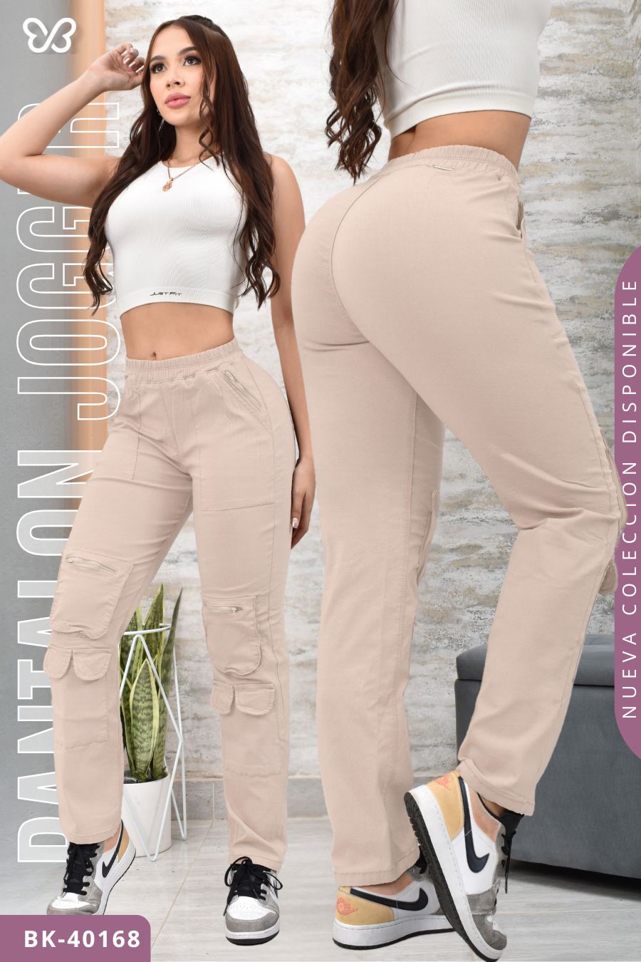 PANTALON JOGGER CARGO BIKLEY REF. BK-40168