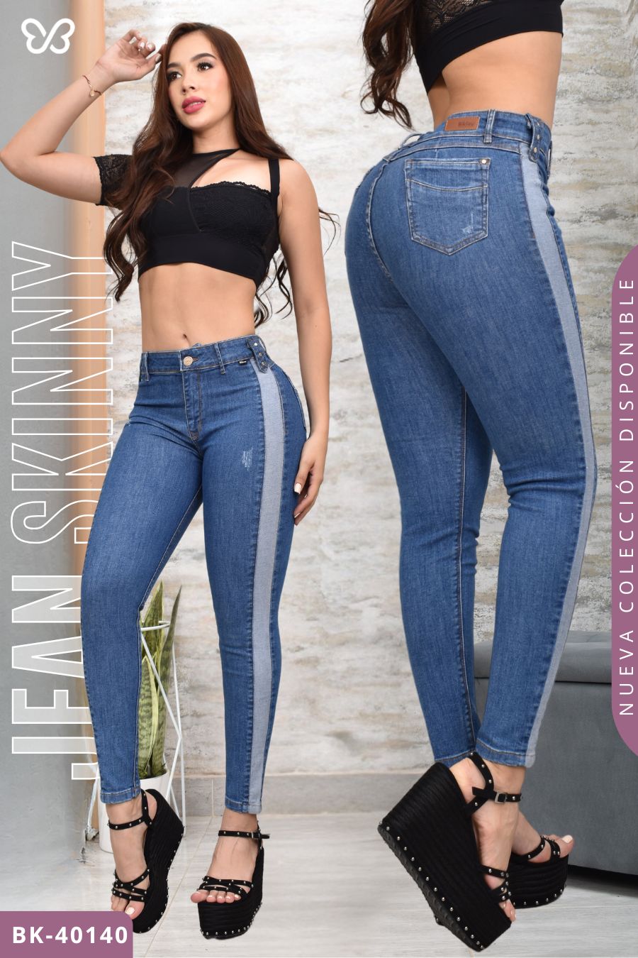 JEANS SKINNY BIKLEY REF. BK-40140