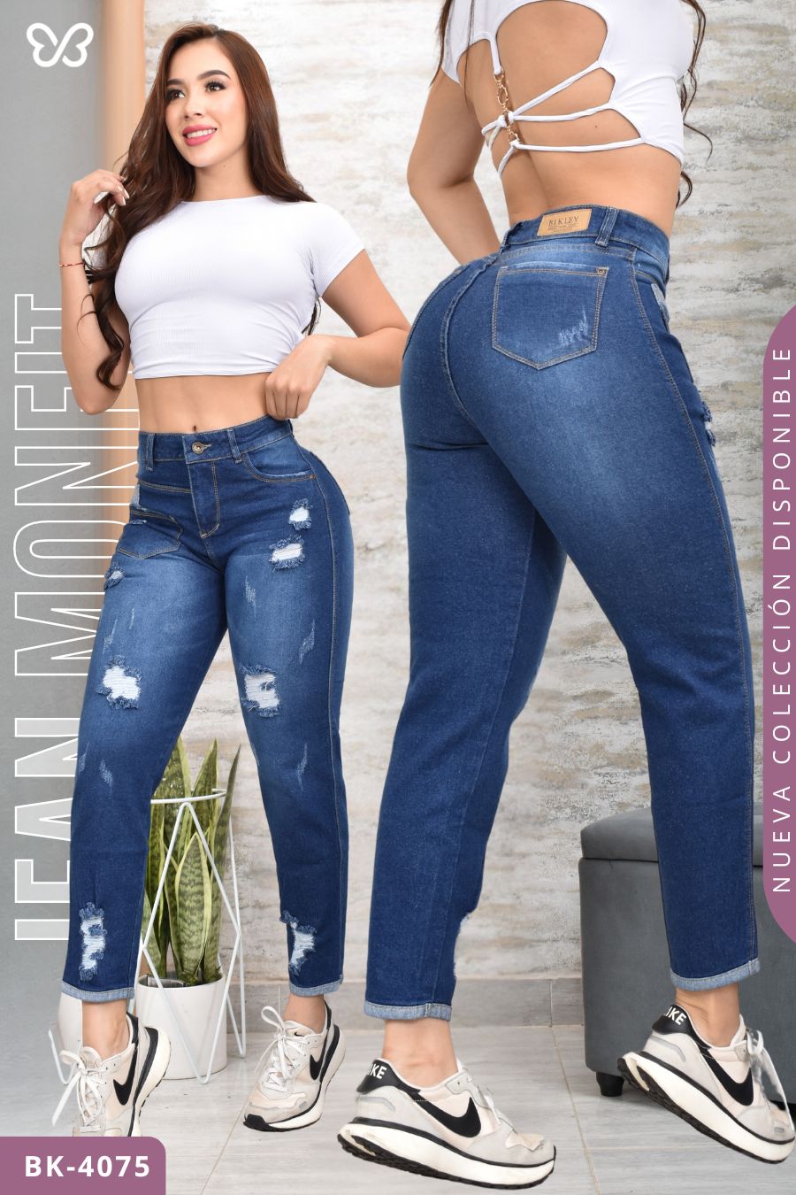 JEANS MOMFIT BIKLEY REF. BK-4075