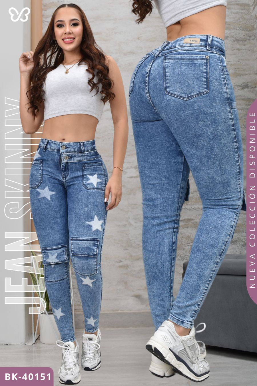 JEANS SKINNY BIKLEY REF. BK-40151