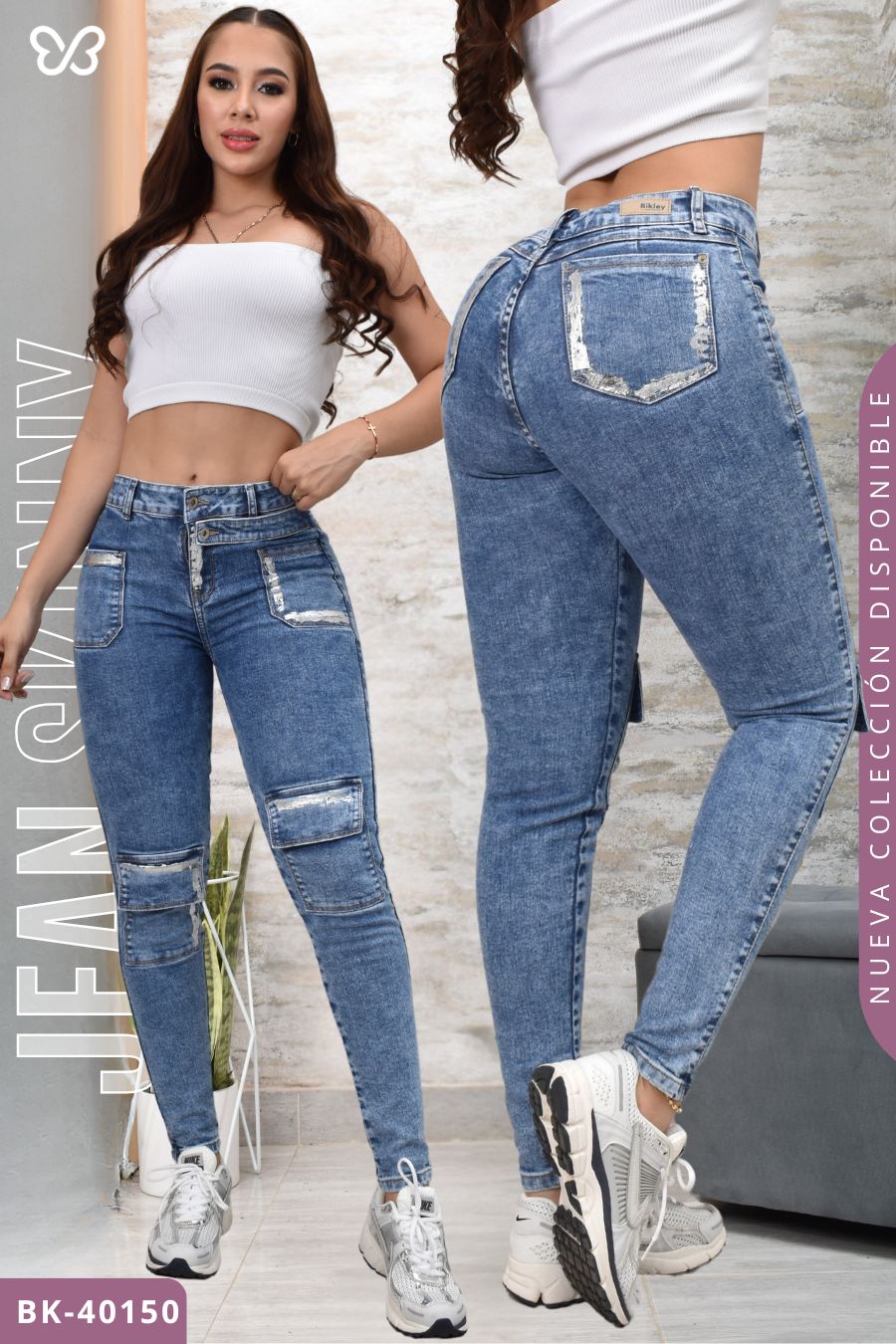 JEANS SKINNY BIKLEY REF. BK-40150