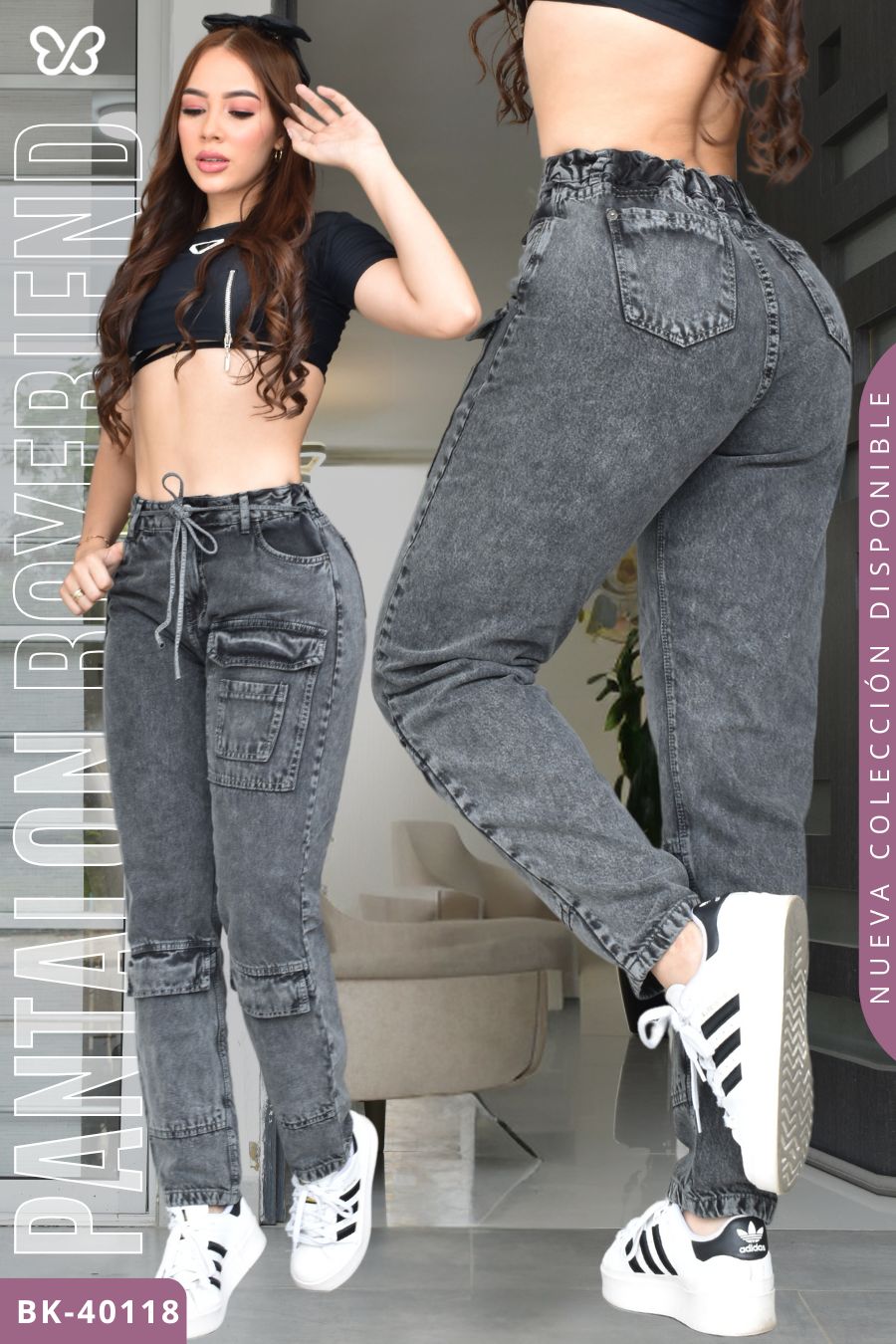 JEANS BOYFRIEND BIKLEY REF. BK-40118