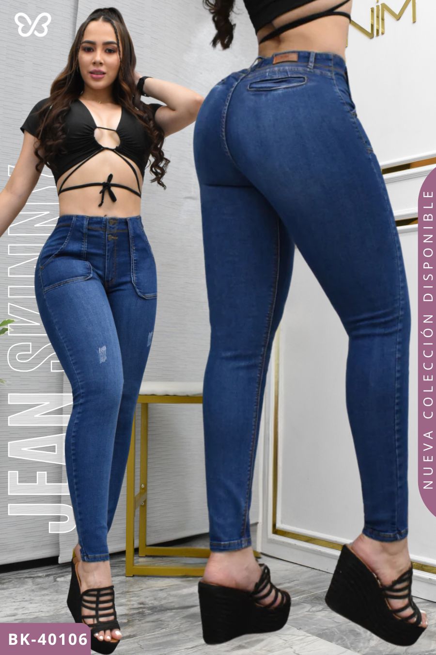 JEANS SKINNY BIKLEY REF. BK-40106