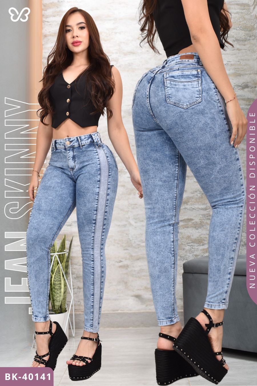 JEANS SKINNY BIKLEY REF. BK-40141
