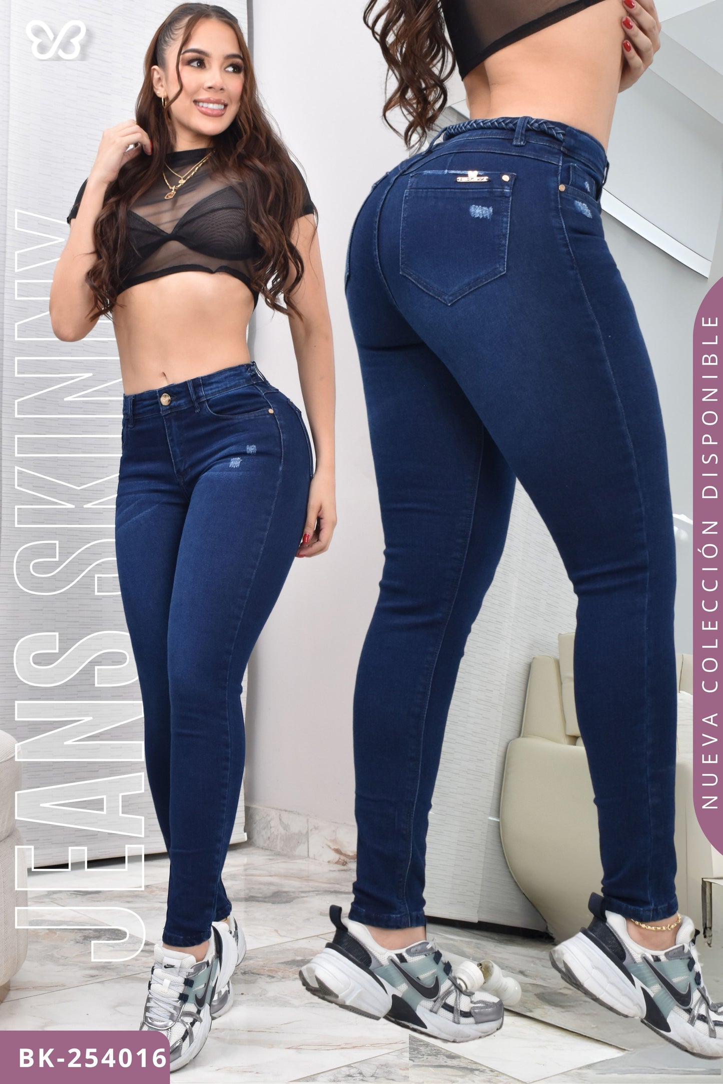 JEANS SKINNY, HORMA PERFECTA REF. BK-254016