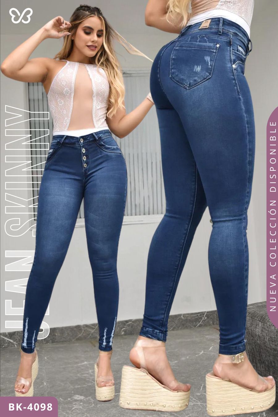 JEANS SKINNY BIKLEY REF. BK-4098