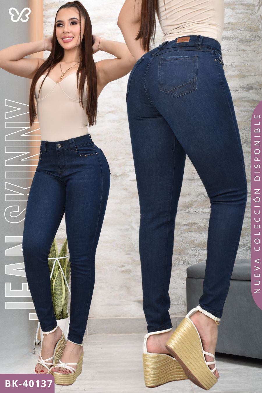 JEANS SKINNY BIKLEY REF. BK-40137