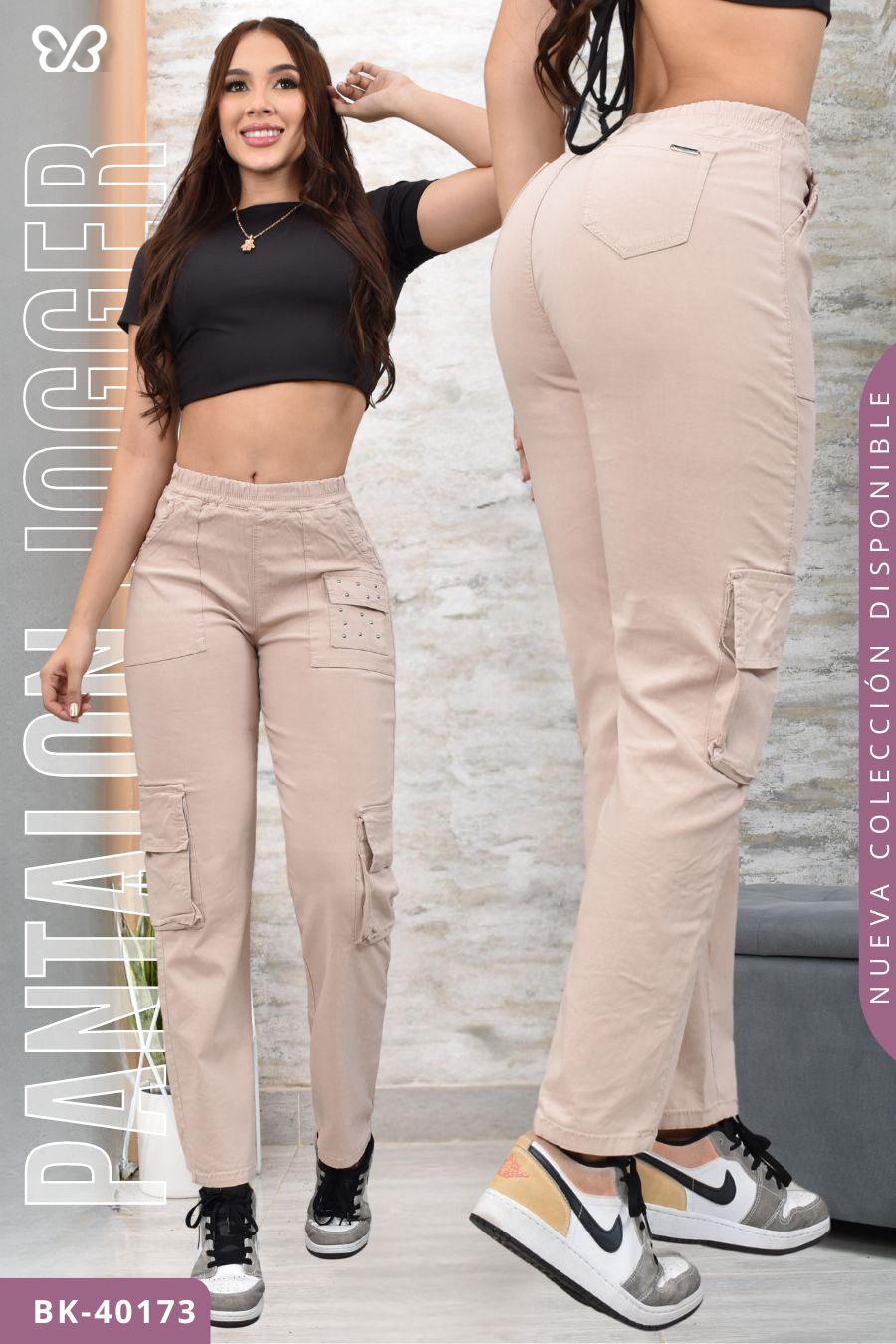 PANTALON JOGGER CARGO BIKLEY REF. BK-40173