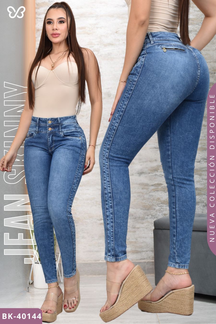 JEANS SKINNY BIKLEY REF. BK-40144