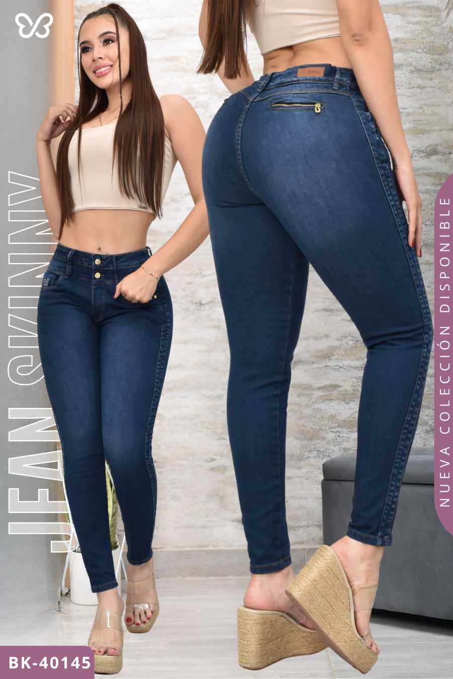 JEANS SKINNY BIKLEY REF. BK-40145