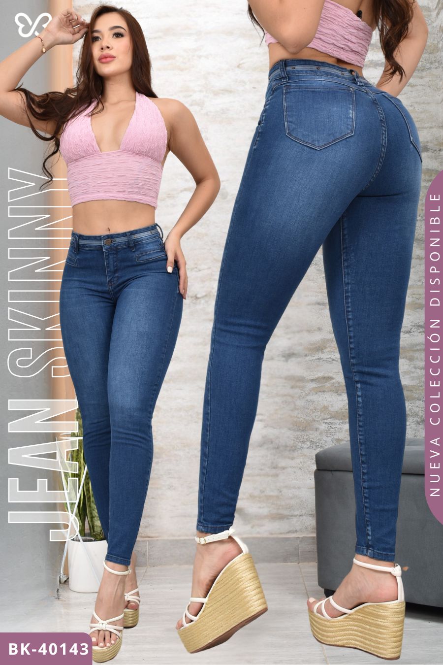JEANS SKINNY BIKLEY REF. BK-40143