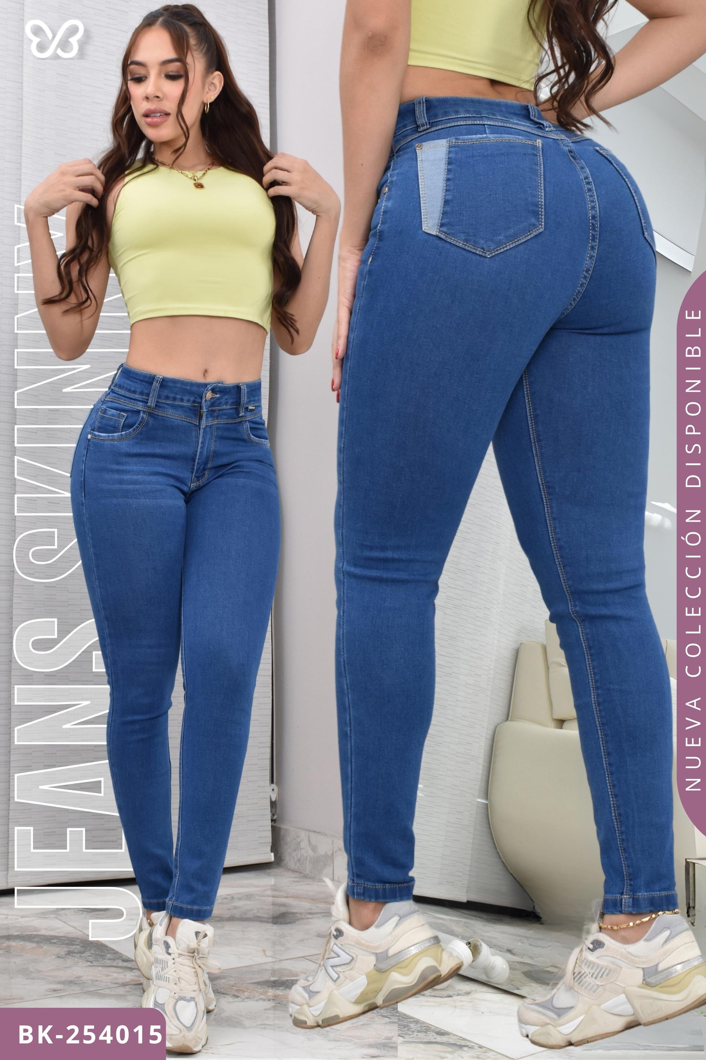 JEANS SKINNY, HORMA PERFECTA REF. BK-254015