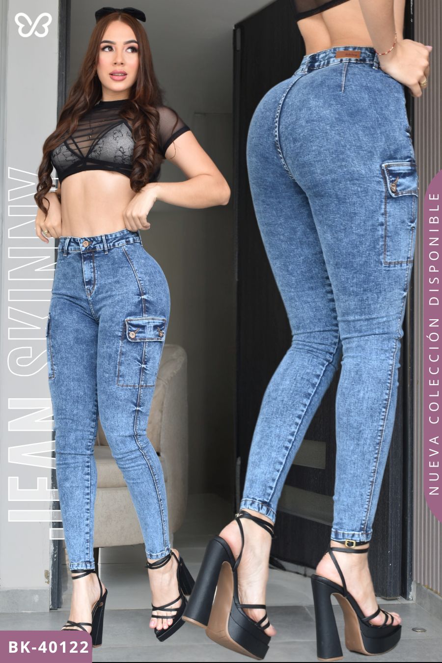 JEANS SKINNY BIKLEY REF. BK-40122