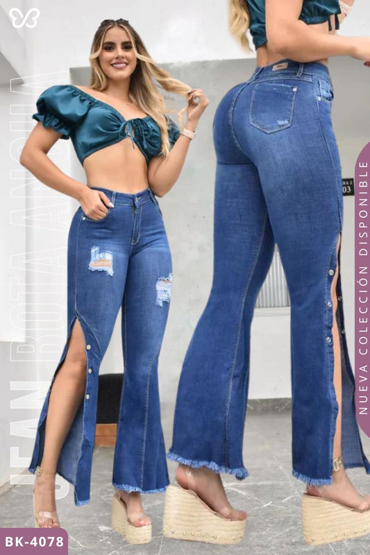 JEANS BOTA CAMPANA BIKLEY REF. BK-4078