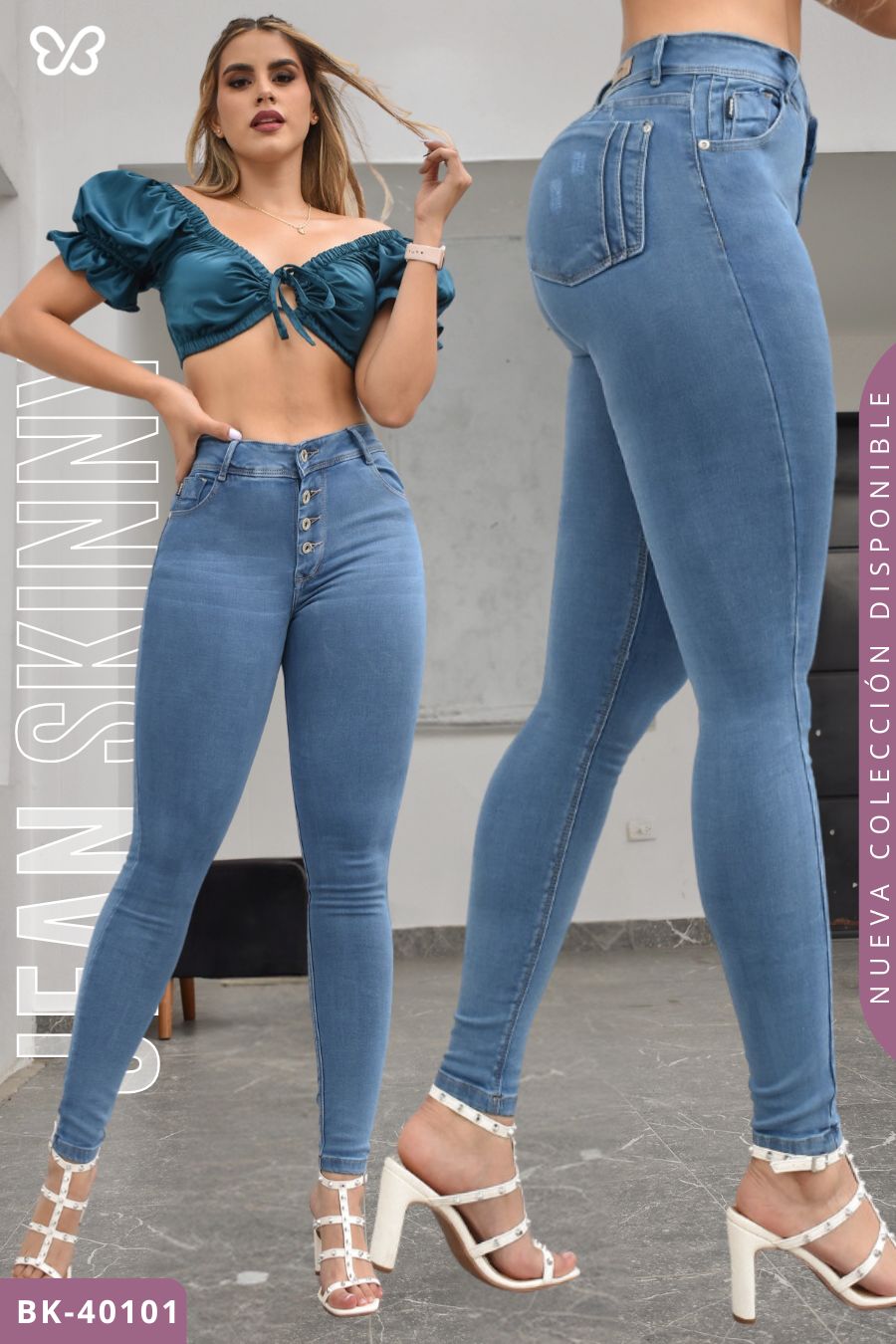 JEANS SKINNY BIKLEY REF. BK-40101