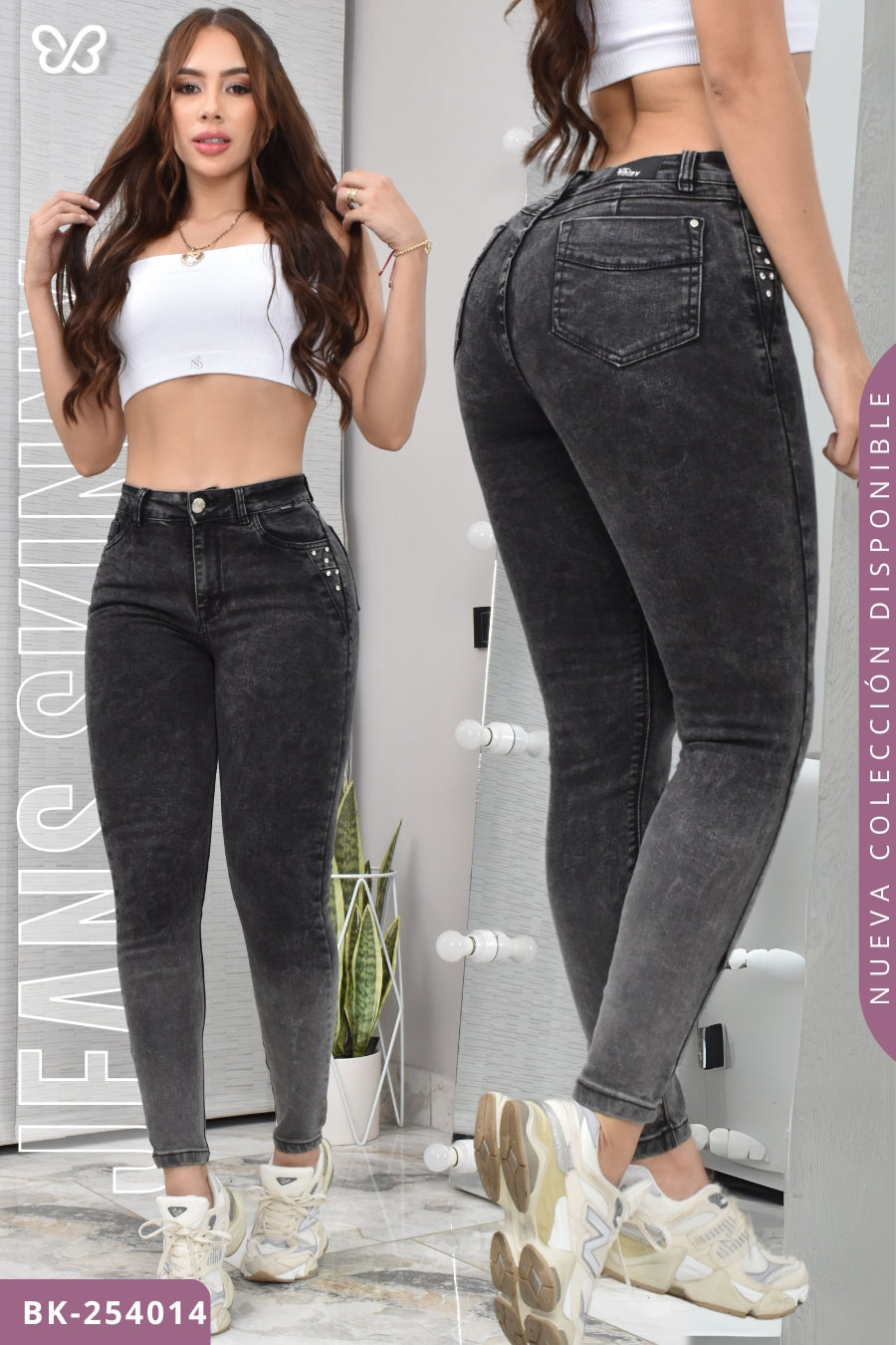 JEANS SKINNY HORMA PERFECTA  REF. BK-254014