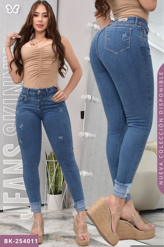 JEANS SKINNY HORMA PERFECTA  REF. BK-254011