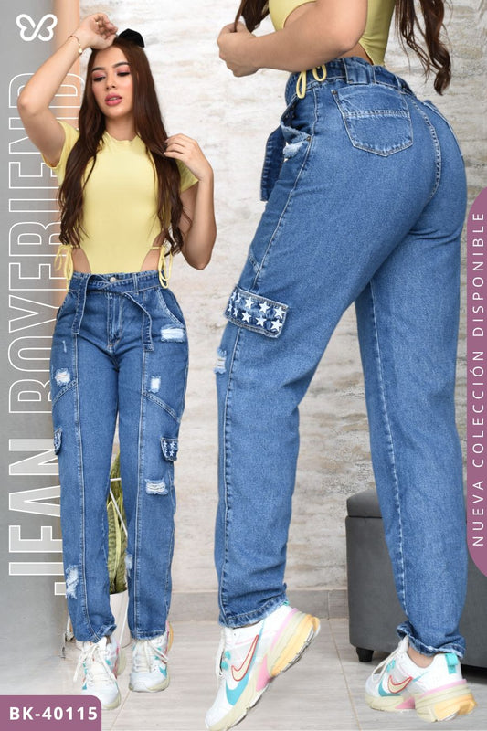 JEANS BOYFRIEND BIKLEY REF. BK-40115